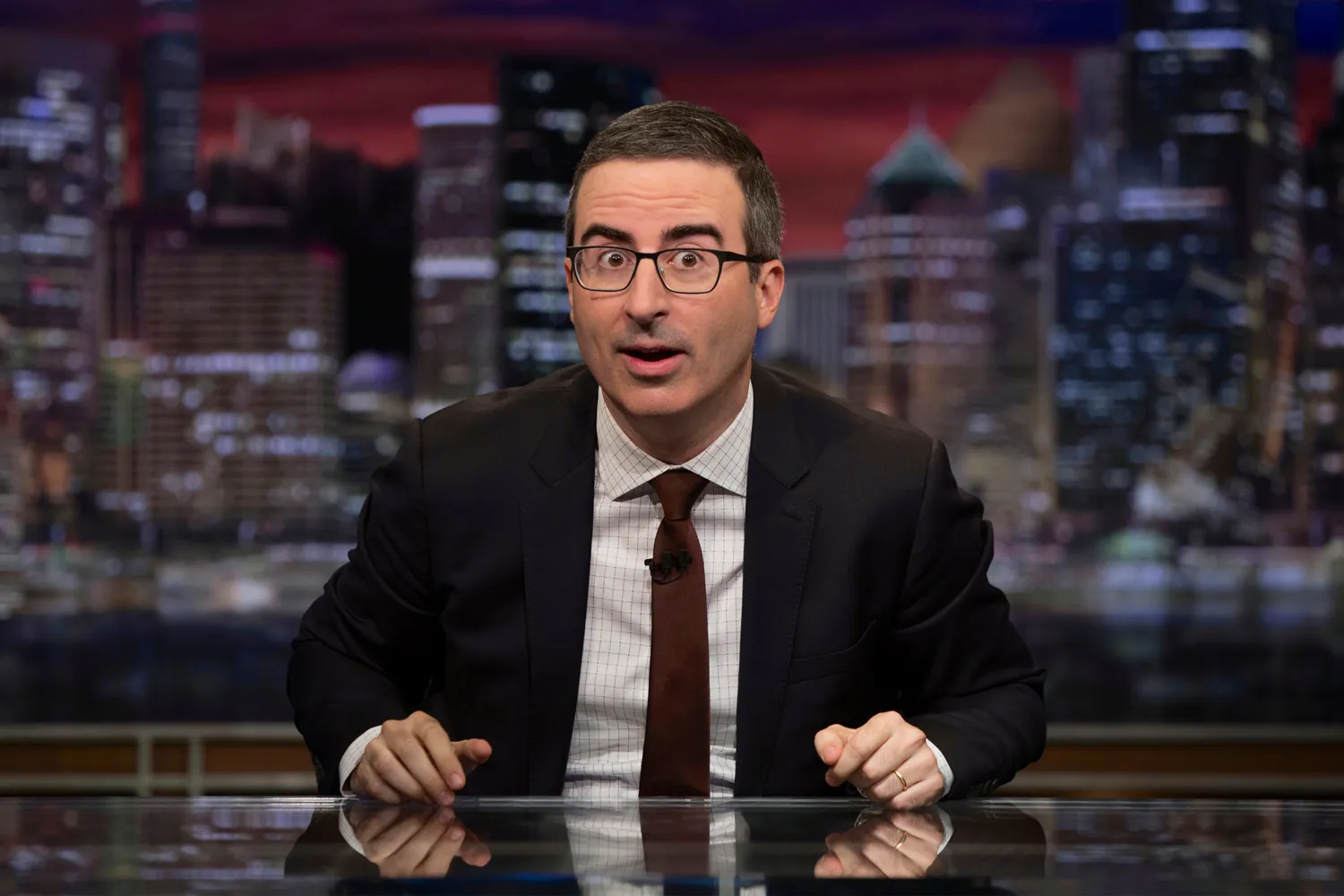 John Oliver on stage